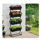 Planters & Plant Stand with Foldable, Metal for gardens and patios - product gallery image 5