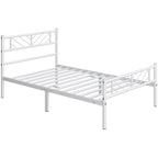 Platform Bed Frame with 32cm, Metal Arrow Headboard Footboard Single Double - product gallery image 7
