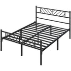 Platform Bed Frame with 32cm, Metal Arrow Headboard Footboard Single Double - product gallery image 9