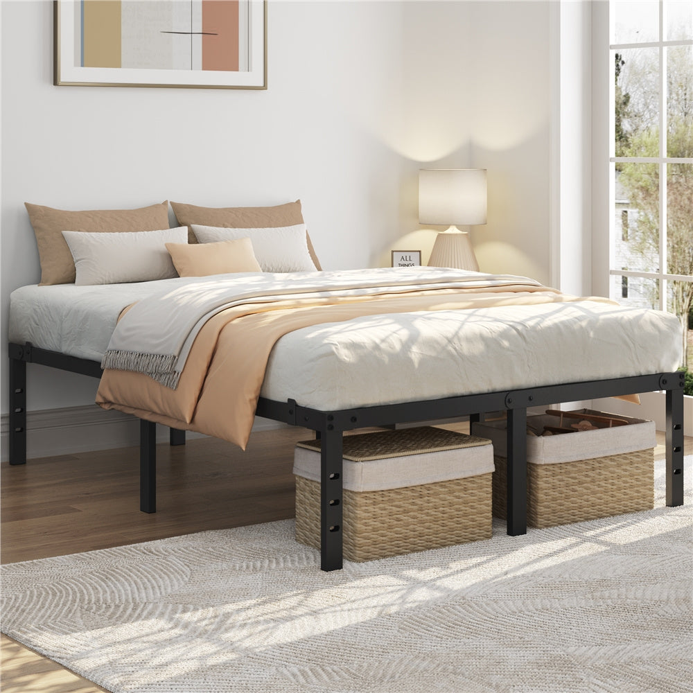 Platform Bed Frame with Non-Slip, 41.5cm, Metal Heavy Duty Steel Slats 41.5cm - product gallery image 10