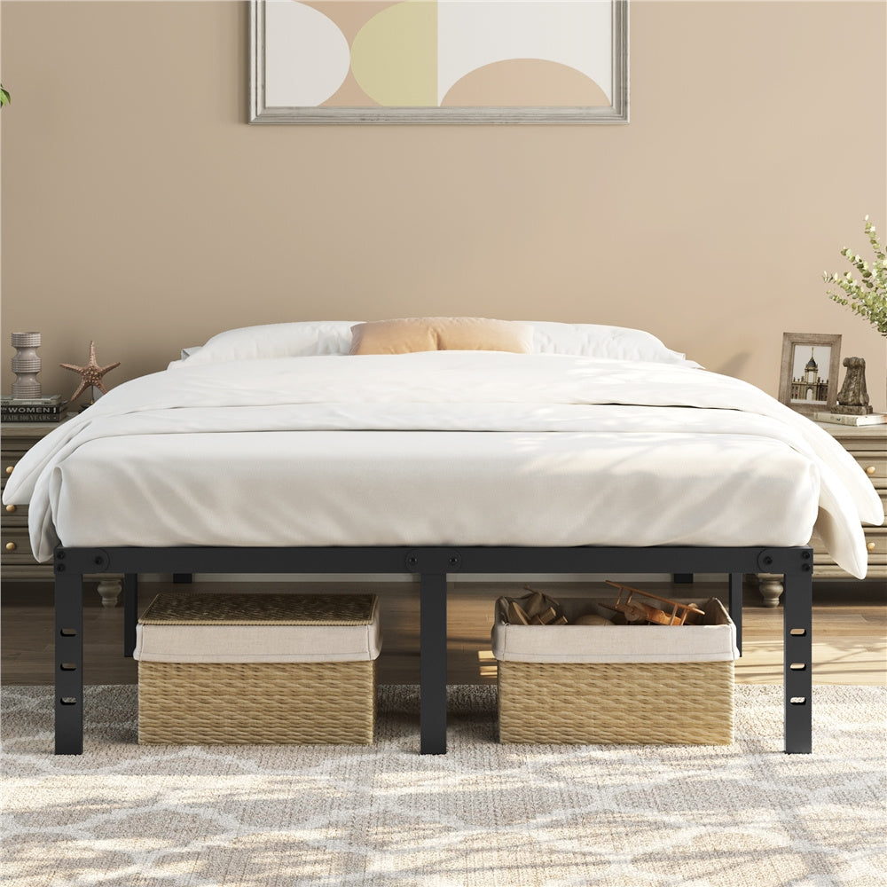 Platform Bed Frame with Non-Slip, 41.5cm, Metal Heavy Duty Steel Slats 41.5cm - product gallery image 9