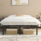 Platform Bed Frame with Non-Slip, 41.5cm, Metal Heavy Duty Steel Slats 41.5cm - product gallery image 9
