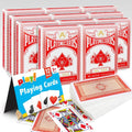 Playing Cards Set with Waterproof, Plastic, 12 Pack, 12pk