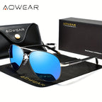 Polarised Sunglasses AOWEAR Pilot UV400 Lenses for casual and occasion styling - product gallery image 3