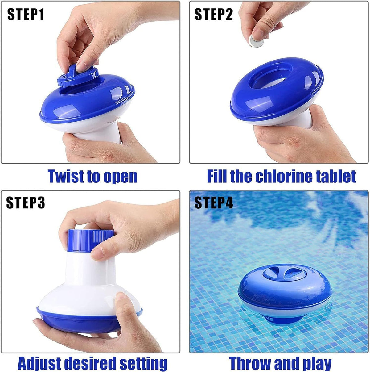 Pool Chemical with 20g, 1KG, Chlorine Tablets Hot Tubs, Spas Swimming - product gallery image 15