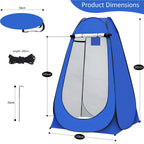 Pop-Up Privacy Tent with Freestanding, 185cm, Pop-Up Changing Shelter - product gallery image 2