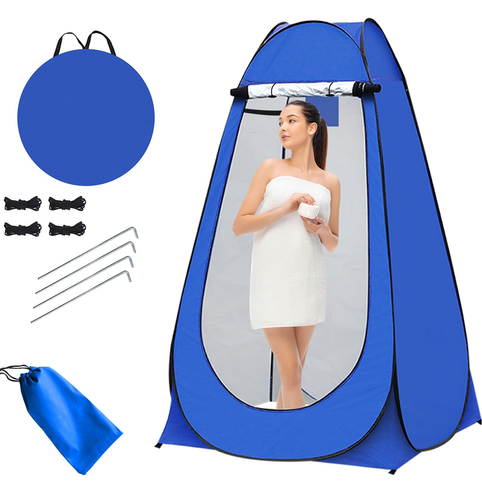 Pop-Up Privacy Tent with Freestanding, 185cm, Pop-Up Changing Shelter - product gallery image 3