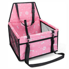 Portable Breathable Bag for Pet with Pets, Designed As Booster Seat Travel - pink option