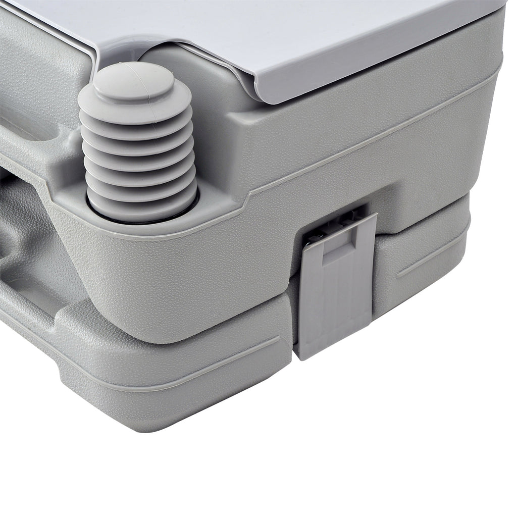 Portable Camping Toilet with Double-Tank Fresh Waste Tanks - product gallery image 7
