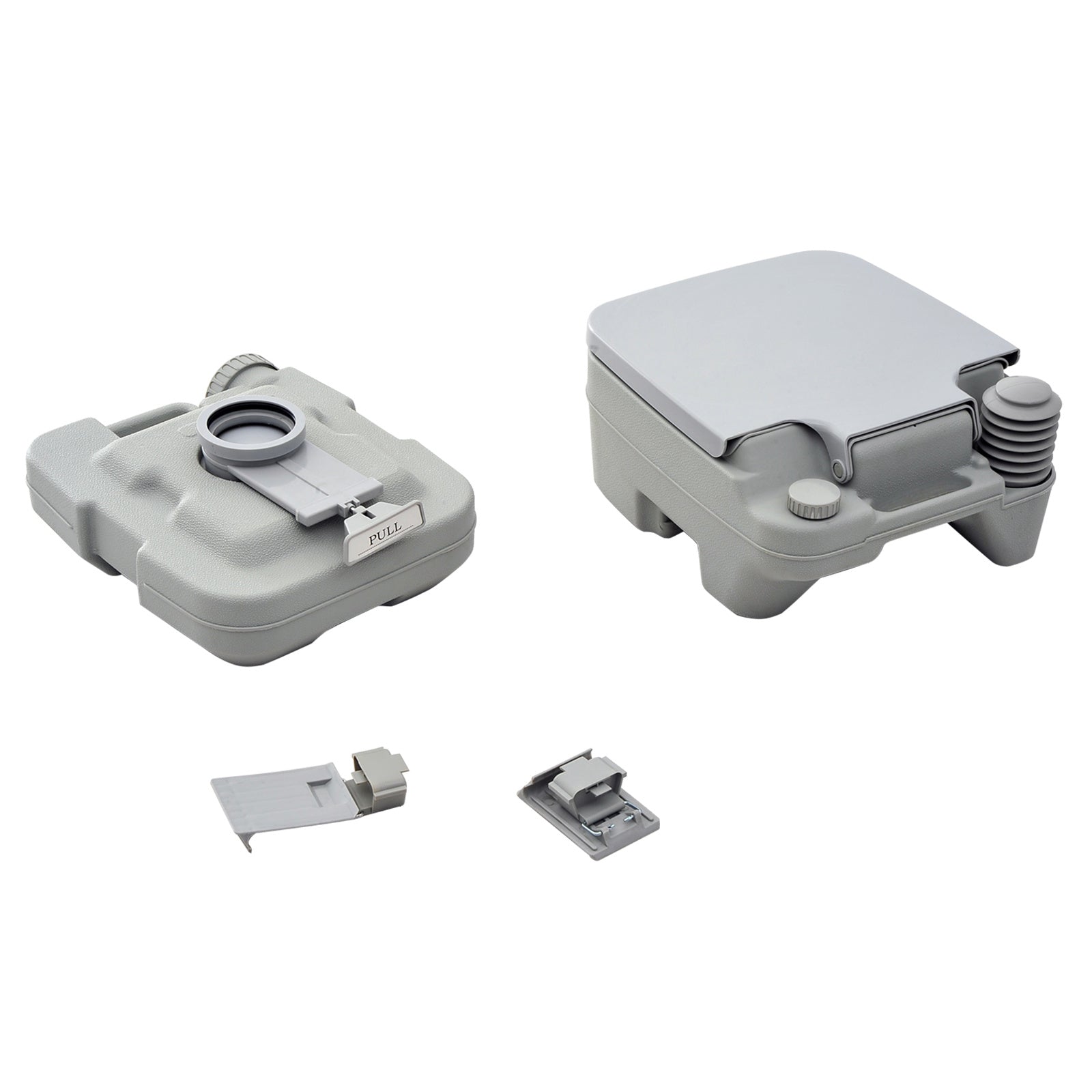 Portable Camping Toilet with Double-Tank Fresh Waste Tanks - product gallery image 8