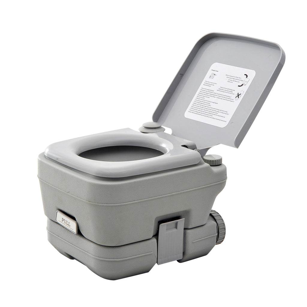 Portable Camping Toilet with Double-Tank Fresh Waste Tanks