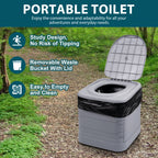 Portable Camping Toilet with Foldable, 300kg, Plastic - product gallery image 6