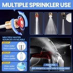 Portable Cordless High Pressure Car Washer with Stainless Steel, 2 Battery+6in1 Nozzle - product gallery image 6