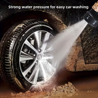 Portable Cordless High Pressure Car Washer with Stainless Steel, 2 Battery+6in1 Nozzle - product gallery image 9