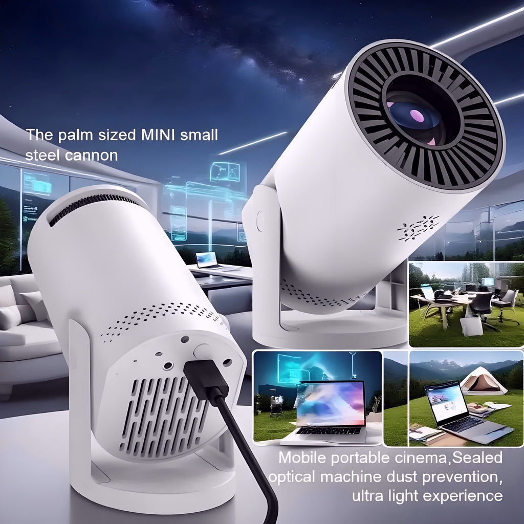Portable Projector with Mini Native 720P Full HD 1080P