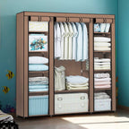 Portable Wardrobe with Foldable, Easy Assembly, Freestanding - product gallery image 11