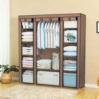 Portable Wardrobe with Foldable, Easy Assembly, Freestanding - product gallery image 13