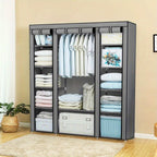 Portable Wardrobe with Foldable, Easy Assembly, Freestanding - product gallery image 14