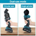 Power Tool with Metal, 2-in-1 20V Cordless Angle Grinder Brushless - product gallery image 5
