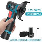 Powerful Cordless Angle Grinder, 2 with Rechargeable, Metal - product gallery image 3