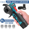 Powerful Cordless Angle Grinder, 2 with Rechargeable, Metal
