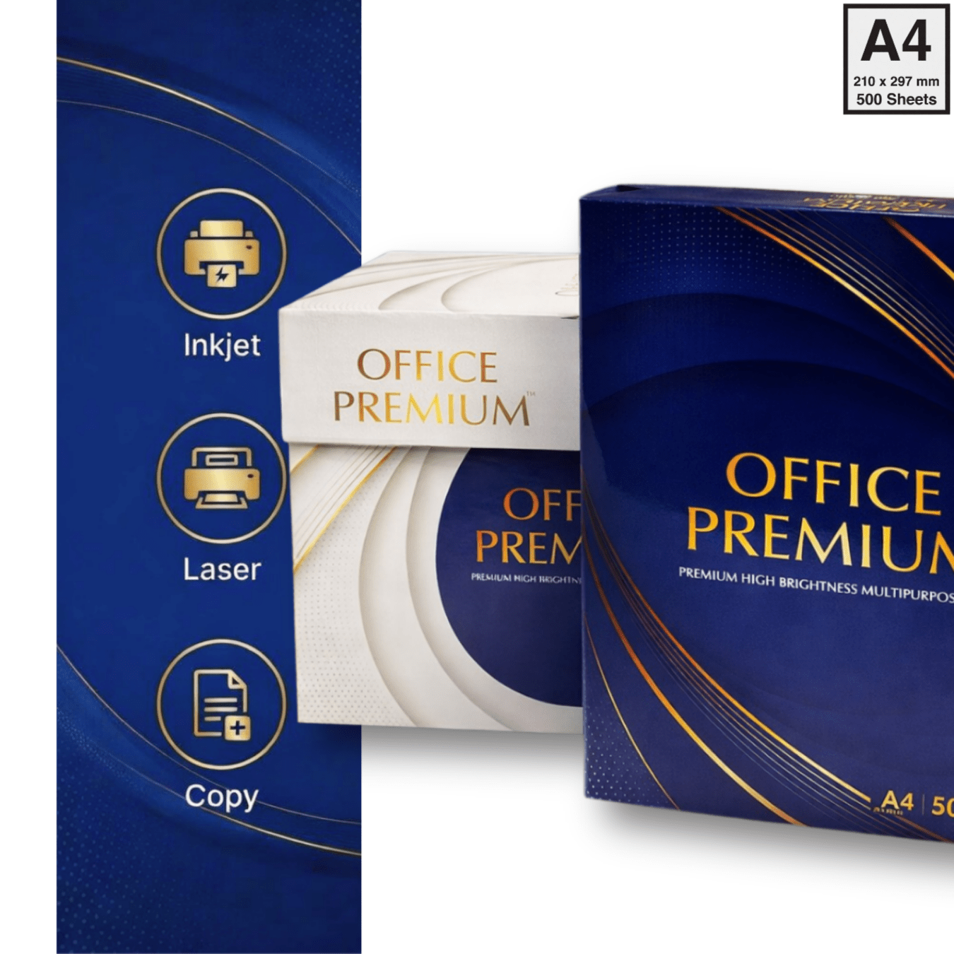 Printer Paper A4 Sheets Reams High-Brightness Multipurpose - product gallery image 12