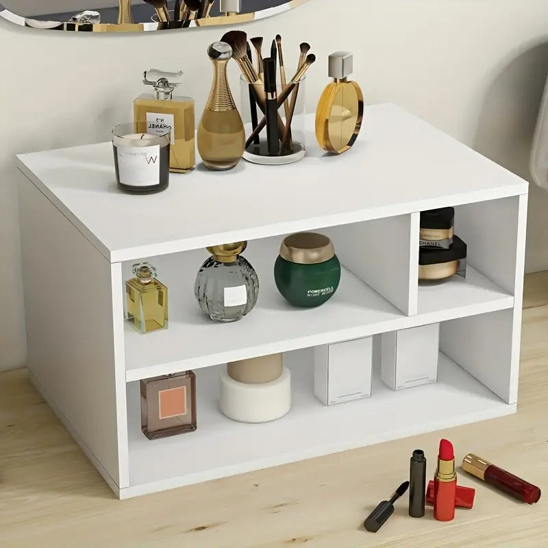 Printer Stand Storage 2-Tier Desktop Table A4 Paper with Wood - product gallery image 7