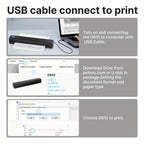 Printers & Label Maker D810B Portable A4 Thermal Printer Wireless - product gallery image 11