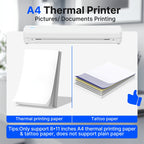 Printers & Label Maker D810B Portable A4 Thermal Printer Wireless - product gallery image 12