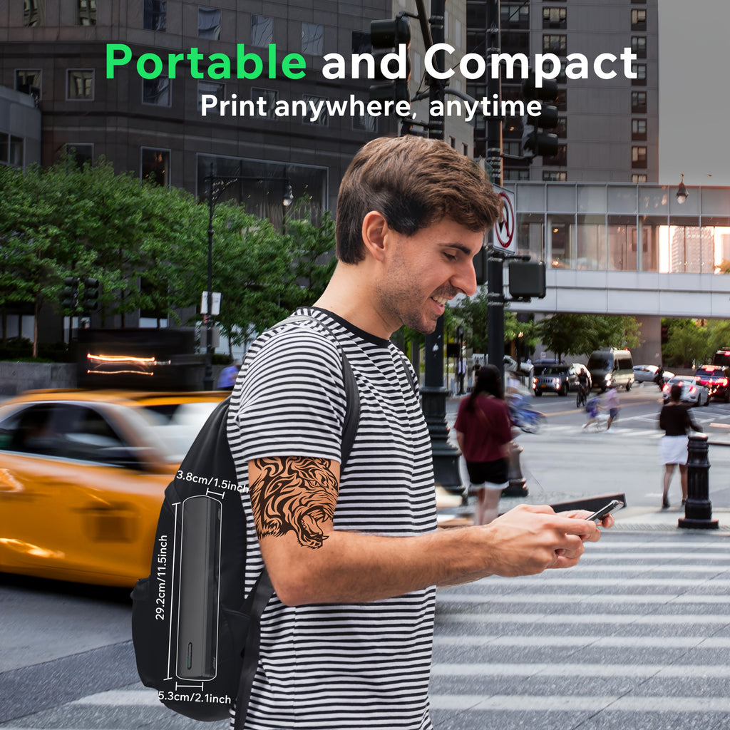 Printers & Label Maker D810B Portable A4 Thermal Printer Wireless - product gallery image 9