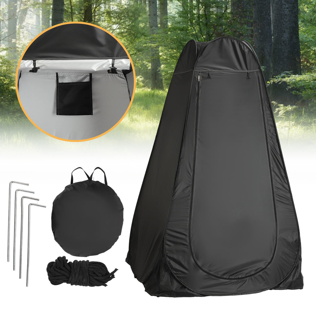Privacy Tent with 190cm, camouflage, Pop-Up Changing Shower Shelter - product gallery image 13