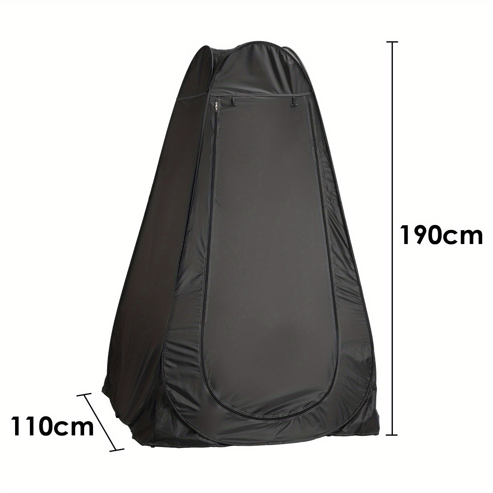 Privacy Tent with 190cm, camouflage, Pop-Up Changing Shower Shelter - product gallery image 4
