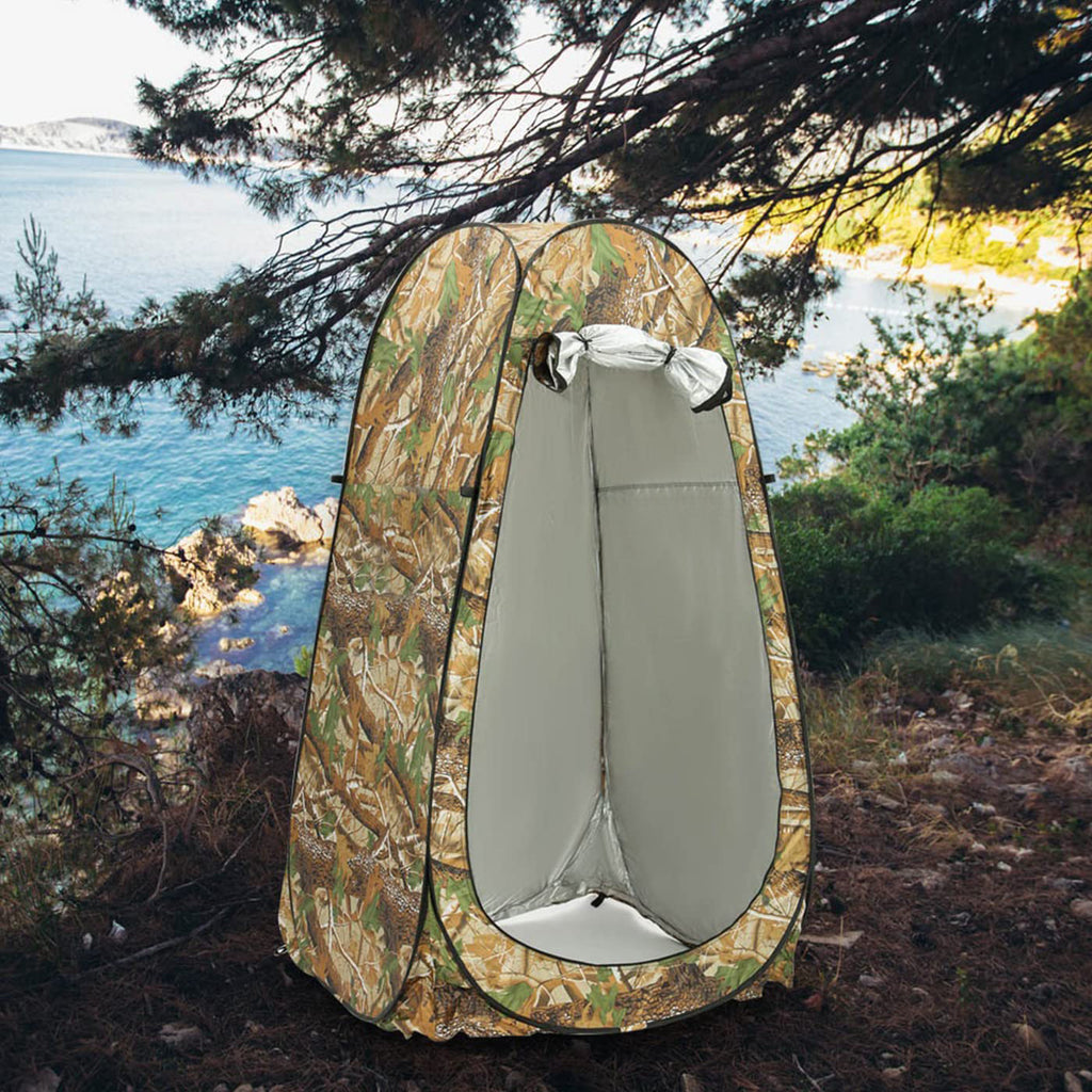 Privacy Tent with 190cm, camouflage, Pop-Up Changing Shower Shelter - product gallery image 9