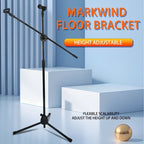 Professional Metal Microphone Stand with an Adjustable Boom Tripod Base Home - product gallery image 18