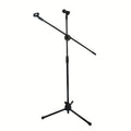 Professional Metal Microphone Stand with an Adjustable Boom Tripod Base Home