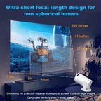 Projector Portable Mini Projector Wireless with Connection Speakers Phone Movies - product gallery image 10