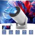 Projector Portable Mini Projector Wireless with Connection Speakers Phone Movies