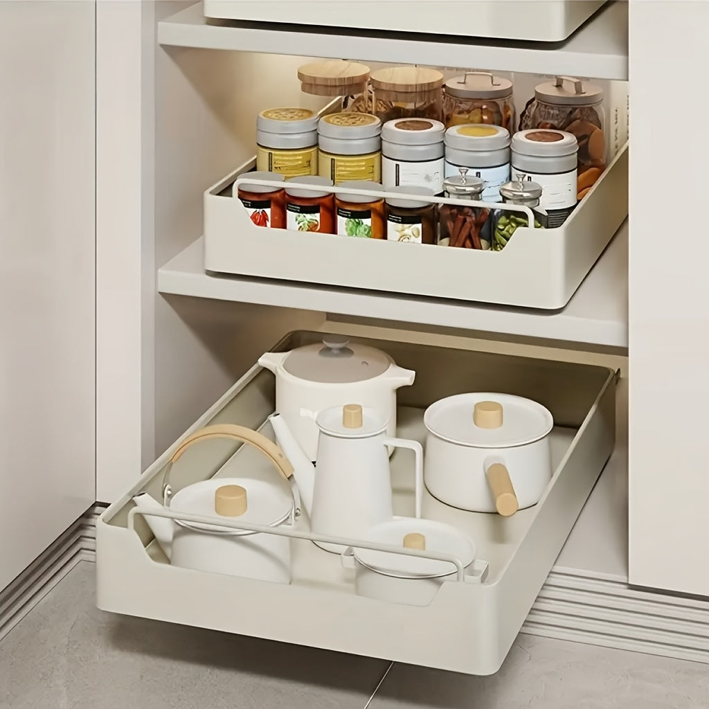 Pull-Out Cabinet Organiser with 35cm, 40cm, Metal for home organisation - product gallery image 4