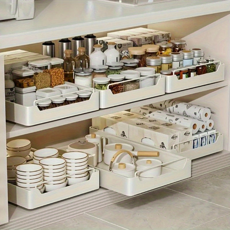 Pull-Out Cabinet Organiser with 35cm, 40cm, Metal for home organisation - product gallery image 5