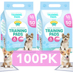 Puppy Training Pad with Leakproof, Waterproof, 100 Pack, 100 Pads (2x50pk)