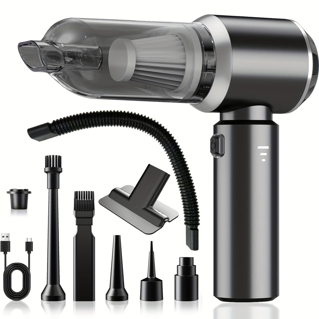 QILIEASY: 2026 New 100W High-Power with High-Power Handheld Car Vacuum Cleaner 20000Pa - Grey option