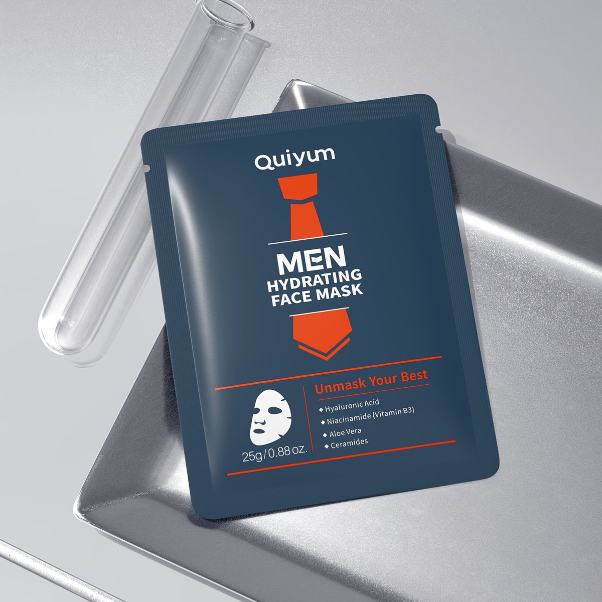Quiyum Men Hydrating Facial Mask 20 Pack with 20 Packs, 20pcs - product gallery image 6