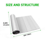 Radiator Insulation Foil with Wall-Mounted, Self-Adhesive, 5M - product gallery image 6