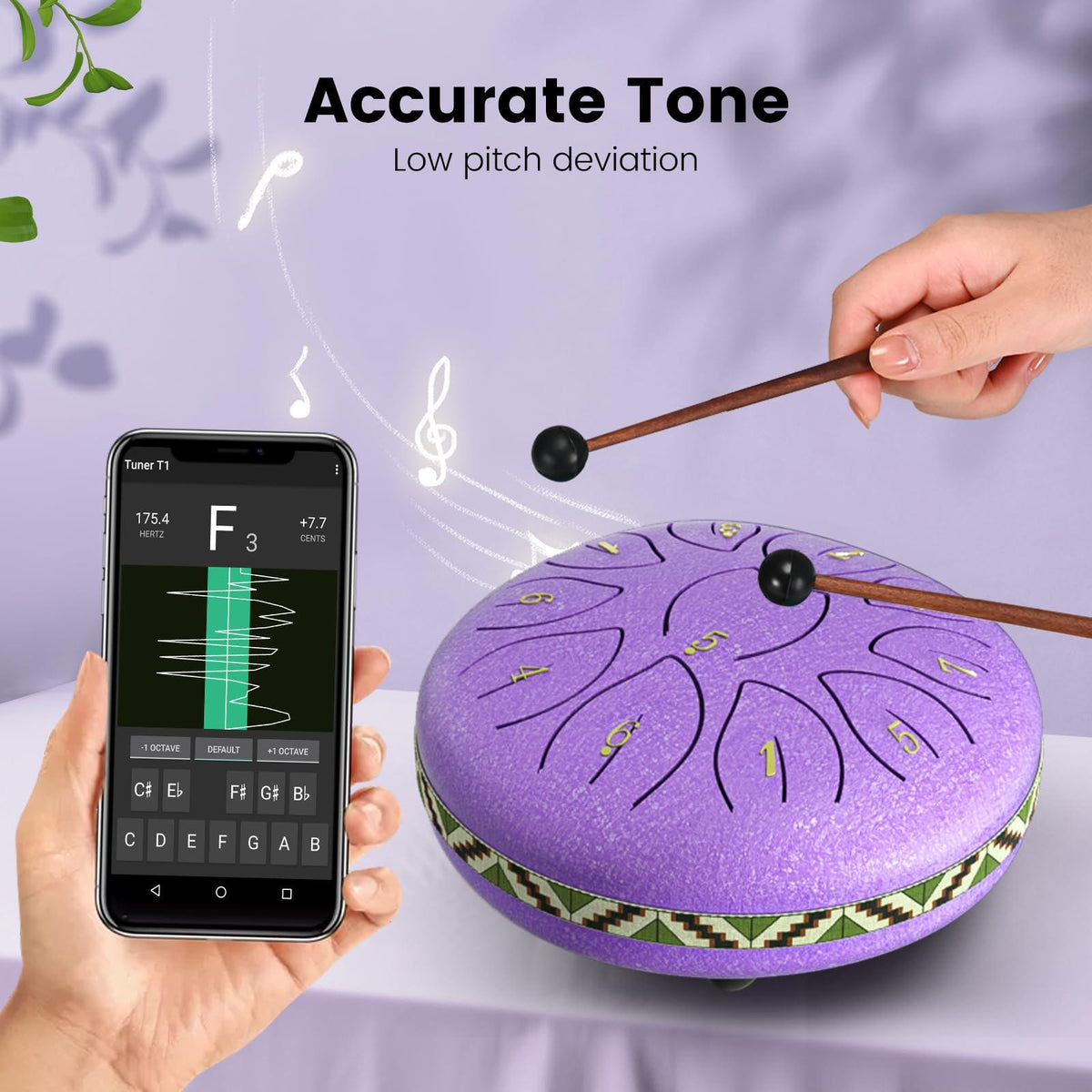 Rain Drum for Outside Garden with Non-Slip, 11 Notes - product gallery image 10