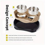 Raised Dog Bowls for Cats and Dog with Stainless Steel - product gallery image 15