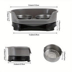 Raised Dog Bowls for Cats and Dog with Stainless Steel - product gallery image 19