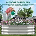 Raised Garden Bed with Metal, 180*90*30cm for gardens and patios - product gallery image 5
