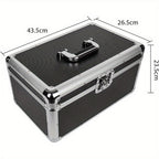 Record Storage Case with Lockable 7-Inch Vinyl Flight Foam Lining - product gallery image 10