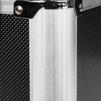 Record Storage Case with Lockable 7-Inch Vinyl Flight Foam Lining - product gallery image 7
