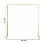 Rectangle Wedding Arch Stand 2x2M Iron with Freestanding, Metal - product gallery image 2
